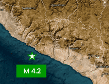 El sismo no dejó daños personales o materiales. IGP / CANVA