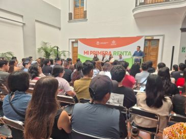 Luis Guillermo Medrano Barba, Director General del Instituto Jalisciense de la Vivienda, destacó el éxito del programa Mi Primera Renta. EL INFORMADOR/J. Velazco