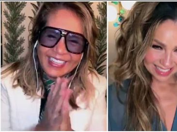 Thalía le agradeció su amistad a Yolanda, y le recordó que siempre estarán juntas para ayudar a levantase una a la otra. CAPTURA DE VIDEO