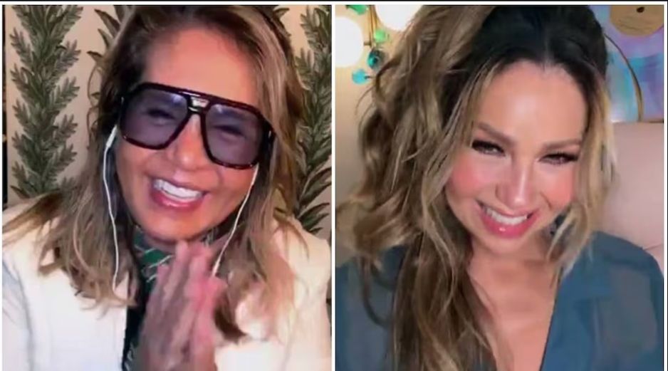 Thalía le agradeció su amistad a Yolanda, y le recordó que siempre estarán juntas para ayudar a levantase una a la otra. CAPTURA DE VIDEO