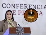 Ariadna Montiel reaccionó a la más reciente decisión del senador Enrique Inzunza. SUN/AFP