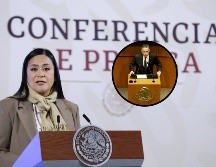Ariadna Montiel reaccionó a la más reciente decisión del senador Enrique Inzunza. SUN/AFP