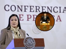Ariadna Montiel reaccionó a la más reciente decisión del senador Enrique Inzunza. SUN/AFP
