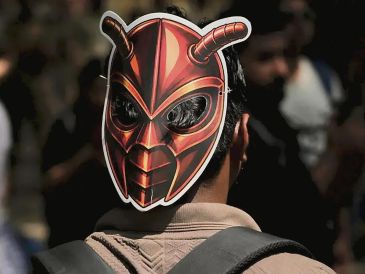 Partido Popular Cucaracha. Es la mayor movilización estudiantil de la India en los últimos años. AP