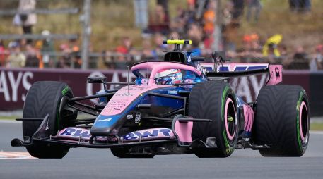 Franco Colapinto al volante de su Alpine en las prácticas del Gran Premio de los Países Bajos, el viernes 21 de agosto de 2026, en Zandvoort. AP/D. Bandic