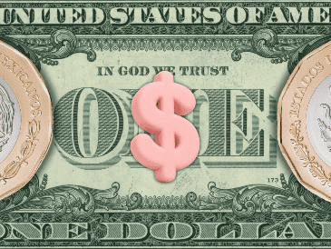 Considera que la cotización del dólar frente al peso mexicano fluctúa a lo largo del día debido a los factores de oferta-demanda. ESPECIAL/Canva