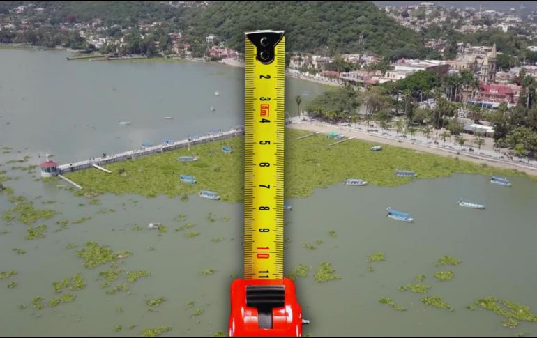 Si las lluvias se reanudan con fuerza durante septiembre, los expertos de la Conagua y la CEA estiman que el lago podría acercarse al 75 por ciento de su capacidad antes del invierno. ESPECIAL / CANVA