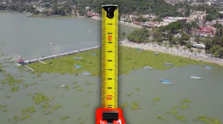 Si las lluvias se reanudan con fuerza durante septiembre, los expertos de la Conagua y la CEA estiman que el lago podría acercarse al 75 por ciento de su capacidad antes del invierno. ESPECIAL / CANVA