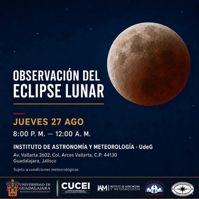 CORTESÍA/ Instituto de Astronomía y Meteorología.