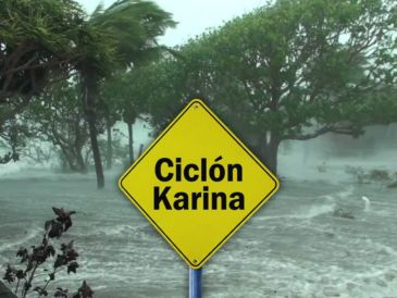 De continuar su evolución, el sistema con mayor fortaleza daría origen a "Karina", el ciclón número 11 de la actual temporada de tormentas 2026. ESPECIAL / CANVA