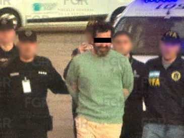 El pasado 23 de abril, Fernando "N" fue detenido en Argentina, derivado de la emisión de una Ficha Roja de Interpol. ESPECIAL / FGR