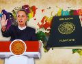 Sheinbaum anunció una reforma constitucional para obligar a quienes tengan doble nacionalidad a renunciar a la extranjera antes de registrarse como candidatos a la Presidencia, una gubernatura o la Jefatura de Gobierno de Ciudad de México. EFE / I. Esquivel / ESPECIAL