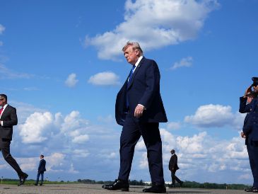 Trump aseguró la víspera a la cadena catarí Al Jazeera que "no tiene prisa" en retomar las conversaciones de paz estancadas. AP/J. Martin