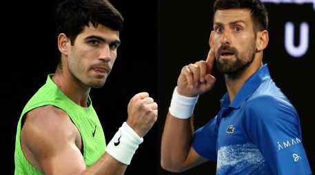 En la rama varonil, Carlos Alcaraz y Novak Djokovic parten como dos de los grandes candidatos a ser campeones. ESPECIAL / EFE