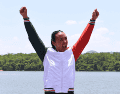 En junio de este mismo año, Lechuga también se consagró en la misma prueba dentro de la Copa Mundial de Remo disputada en Lucerna, Suiza. X / @COM_Mexico