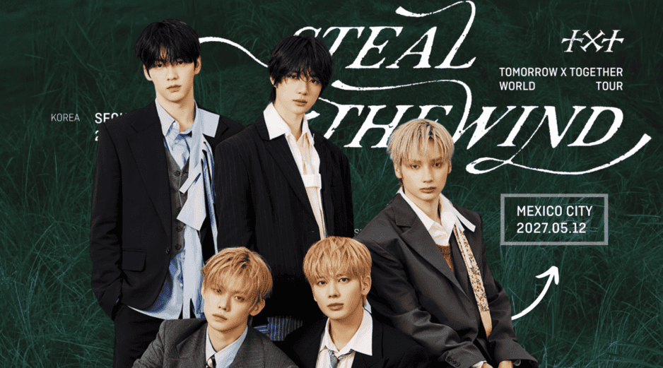 TXT está integrado por Soobin, Beomgyu, Hueningkai (arriba), Yeonjun y  Taehyun (abajo). ESPECIAL/IG/@txt_bighit
