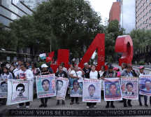 Los familiares solicitaron a la presidenta Claudia Sheinbaum que haya libre manifestación sin cercos policiacos. SUN