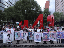 Los familiares solicitaron a la presidenta Claudia Sheinbaum que haya libre manifestación sin cercos policiacos. SUN