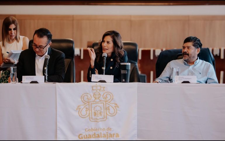 La Presidenta de Guadalajara reconoció la labor coordinada que se ha realizado entre la Federación y el Gobernador del Estado, Pablo Lemus Navarro. CORTESÍA