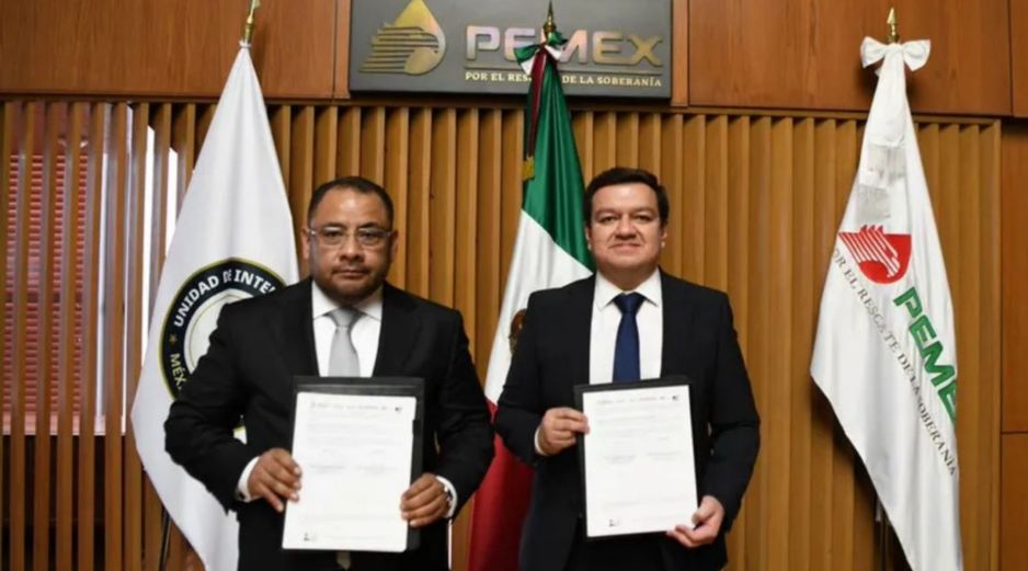 La UIF y Pemex también podrán desarrollar acciones de capacitación en materia de análisis operativo y estratégico. ESPECIAL/PEMEX