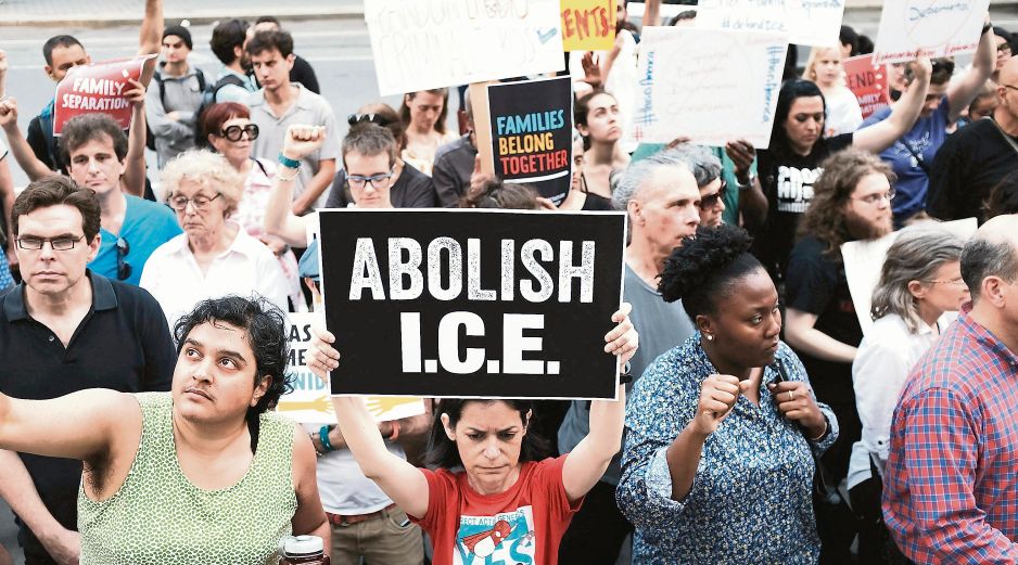 La comunidad latina se ha mostrado en contra de las redadas y detenciones del ICE en diversos Estados de la Unión Americana. AFP