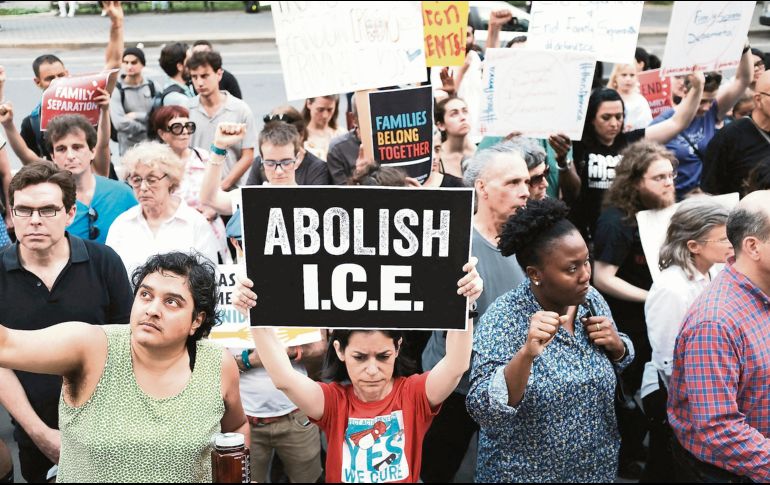 La comunidad latina se ha mostrado en contra de las redadas y detenciones del ICE en diversos Estados de la Unión Americana. AFP