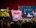 Angela Davis durante su caótica pero reflexiva presentación sobre feminismo y abolición en la Sala Miguel Covarrubias de la UNAM. AP / ARCHIVO