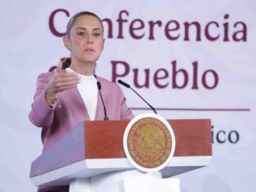 La Mandataria Claudia Sheinbaum ha defendido la fortaleza de la economía mexicana pese a las tensiones comerciales y los aranceles impulsados por el presidente estadounidense, Donald Trump. SUN / F. Rojas