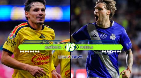 Las Águilas llegan como líderes e invictas, mientras que La Franja buscará confirmar su gran arranque de torneo ante uno de los principales protagonistas de la Liga MX. ESPECIAL / IMAGO7 y CANVA