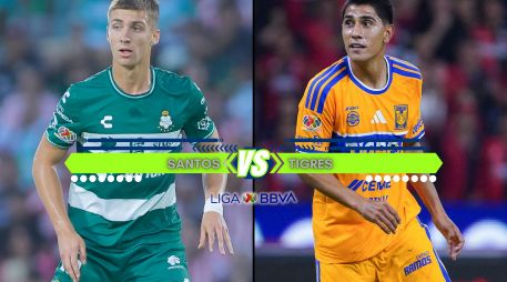 Santos y Tigres llegan comprometidos por su situación en la Tabla General. ESPECIAL / IMAGO7 y CANVA