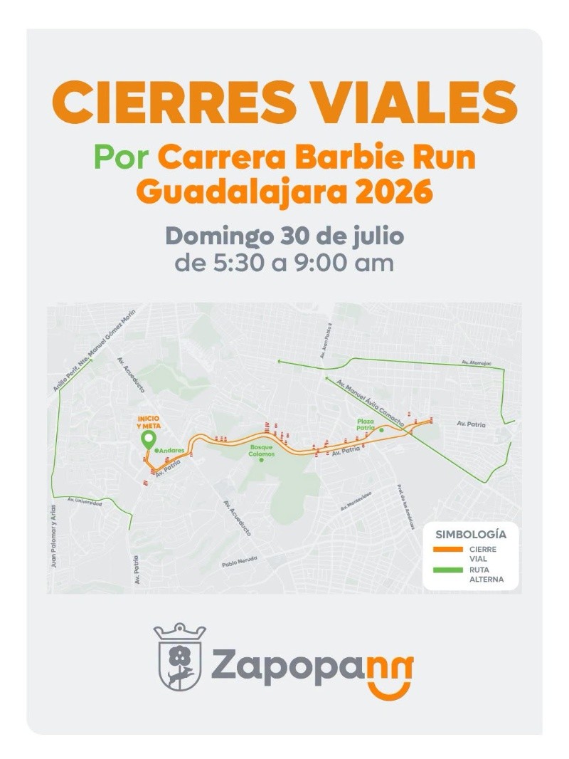 CORTESÍA/  Dirección de Movilidad y Transporte Zapopan.&nbsp;