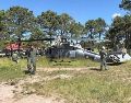 Los militares que estaban a bordo de la aeronave presentaron contusiones leves. X/@maeroespacial