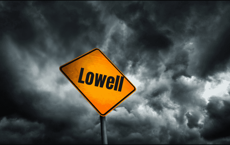 “Lowell” amaneció con vientos sostenidos de 75 km/h este sábado 29 de agosto de 2026. ESPECIAL / CANVA