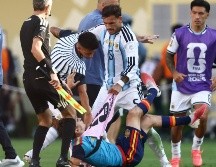 Leandro Paredes derribó a los españoles Eric García y Pablo Páez Gavira 