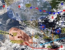 El calor extremo persistirá en el norte, con temperaturas superiores a 45 grados en algunas regiones. ESPECIAL/SMN.