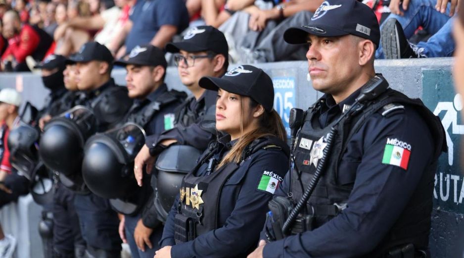 El operativo de seguridad contempló alrededor de mil 500 elementos de diferentes corporaciones. ESPECIAL/Comisaría de Guadalajara