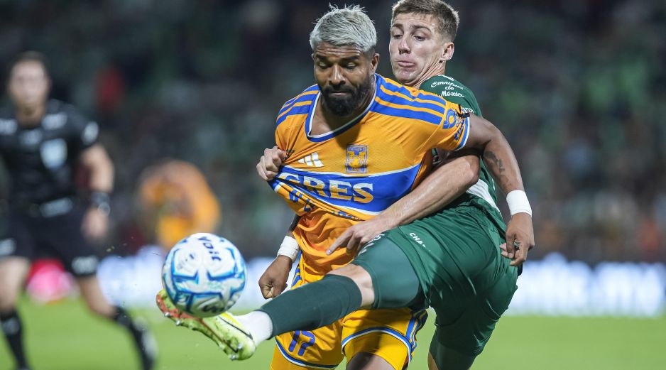 Santos y Tigres brindaron un partido trabado y con pocas oportunidades de gol. IMAGO7