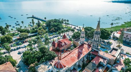 El lago de Chapala pasó del 63% al 69% de almacenamiento durante el actual temporal de lluvias, una recuperación de apenas seis puntos porcentuales. EL INFORMADOR/A. Navarro