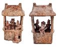 Representación de una casa precolonial. Culturas del Occidente de México 300 antes de nuestra era a 500 de nuestra era. CORTESÍA/Gliserio Castañeda García/INAH