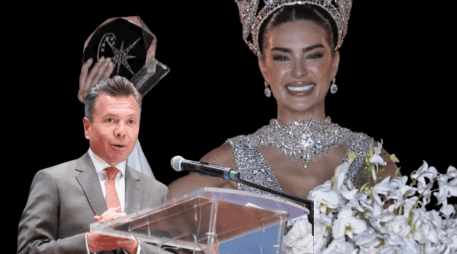 María Vargas se coronó como Miss Universo México 2026, desatando la celebración del gobernador Pablo Lemus, quien auguró éxito internacional para la jalisciense. ESPECIAL/ EL INFORMADOR/ ARCHIVO