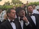 Peña Nieto reaparece en público durante la boda del cantante israelí Omer Adam, celebrada en Italia. ESPECIAL.
