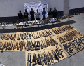 García Harfuch afirmó en una reciente entrevista que más del 80 % de las armas decomisadas desde el inicio de la actual Administración procedían de Estados Unidos. X / @OHarfuch