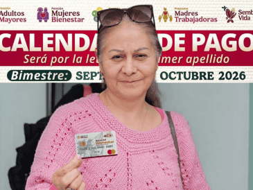 La Secretaría del Bienestar anunció el calendario Pensión Bienestar para el bimestre septiembre-octubre. ESPECIAL/Banco del Bienestar