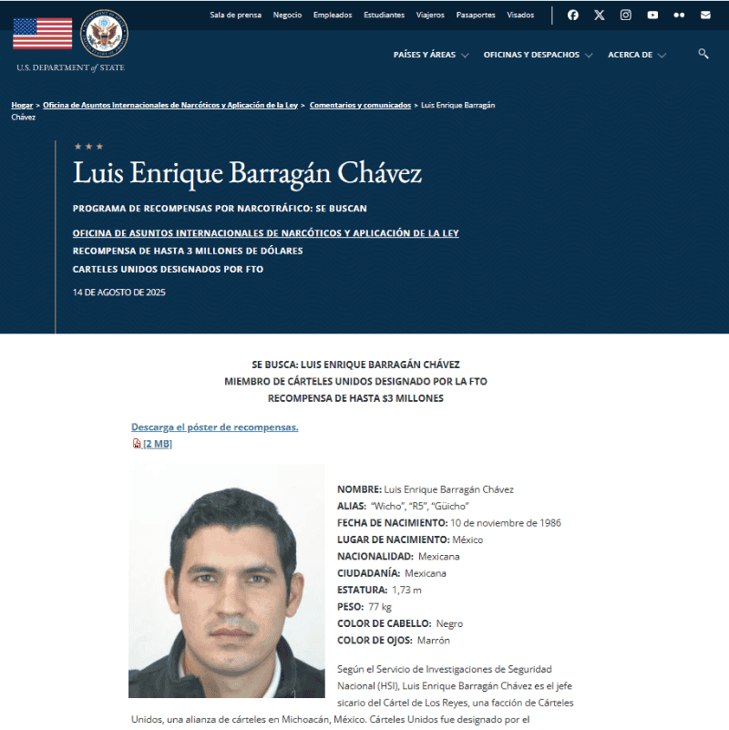 &nbsp;ESPECIAL / Oficina de Asuntos Internacionales de Narcóticos y Aplicación de la Ley