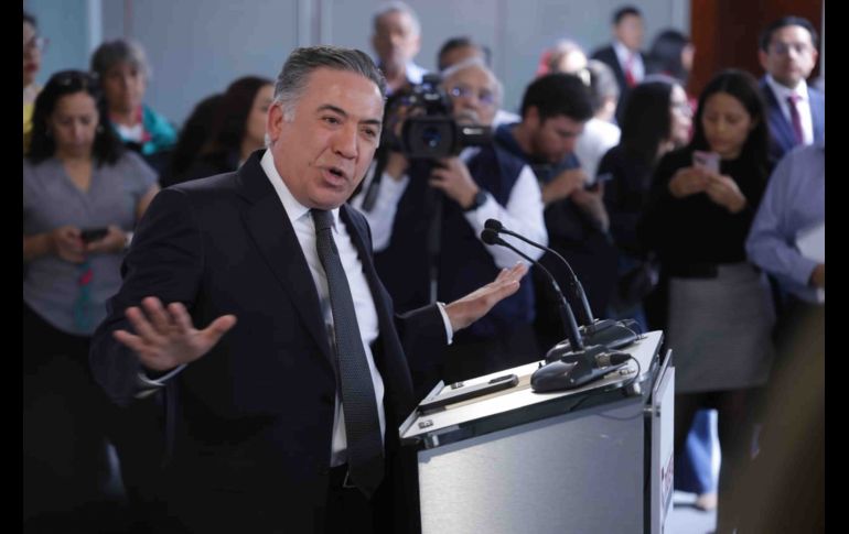 Inzunza reiteró que tiene la conciencia tranquila luego de los señalamientos de Estados Unidos. SUN/F. Rojas
