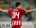 Armando González espera anotar pronto su primer gol con Olympiacos. INSTAGRAM / @olympiacosfc