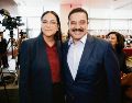 Carlos Lomelí llevó los temas de Jalisco a las mesas de trabajo de Morena, en las que también participó la presidenta nacional del partido, Ariadna Montiel. ESPECIAL