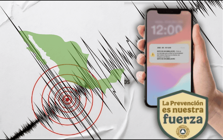 El Segundo Simulacro Nacional 2026 se realizará el 19 de septiembre. Conoce a qué hora sonará la alerta sísmica en México y cómo participar en este ejercicio. ESPECIAL/Canva/Protección Civil