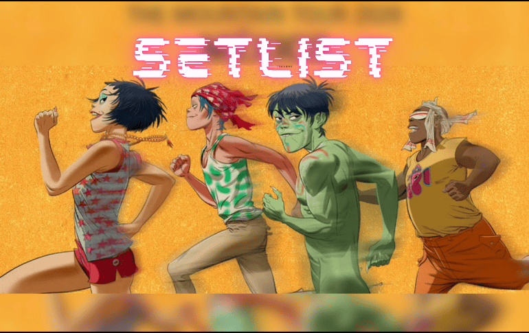 ¿Qué canciones tocará Gorillaz en Guadalajara? Conoce el posible setlist de The Mountain Tour 2026 y los clásicos que podrían sonar el 9 de diciembre. ESPECIAL/Gorillaz