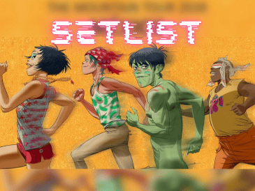 ¿Qué canciones tocará Gorillaz en Guadalajara? Conoce el posible setlist de The Mountain Tour 2026 y los clásicos que podrían sonar el 9 de diciembre. ESPECIAL/Gorillaz